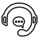Helpdesk Headphone icon