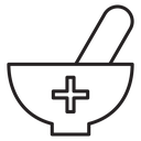 Herbal medicine icon