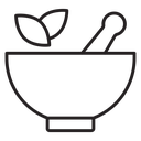 Herbal medicine icon