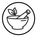 Herbal medicine icon