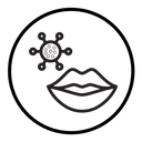 Herpes virus icon