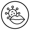 Herpes virus icon