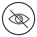 Hide icon