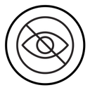 Hide icon