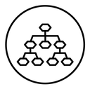 Hierarchical order icon