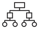 Hierarchical structure icon