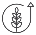 High fiber food icon