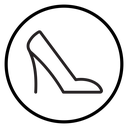High heel shoes icon