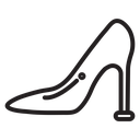 High heel shoes icon