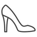 High heel shoes icon