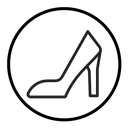 High heel shoes icon