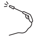 High pressure gun icon