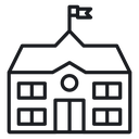 High school building 2 icon