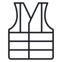 High visibility vest 2 icon