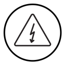 High voltage icon