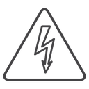 High voltage icon