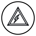 High voltage icon