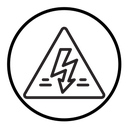 High voltage icon