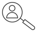 Hiring Black Outline icon