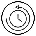 History Clock Arrow icon