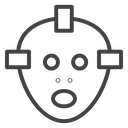 Hockey mask icon