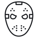 Hockey mask 3 icon