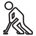 Hockey player icon