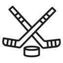 Hockey sticks 3 icon