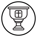 Holy chalice icon