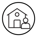 Home realtor icon