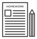 Homework icon