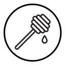 Honey dipper icon