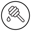 Honey dipper icon