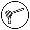 Honey dipper icon