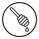 Honey dipper icon