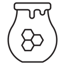 Honey jar icon