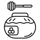 Honey jar icon