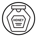 Honey jar icon