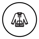 Hoodie jacket icon