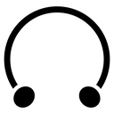 Horseshoe Barbell Piercing icon