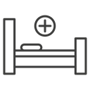 Hospital bed 7 icon