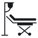Hospital bed icon