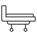Hospital bed icon