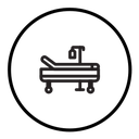 Hospital bed icon