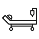 Hospital bed icon