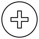 Hospital Sign Circle icon