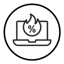 Hot deal icon