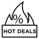 Hot deal icon