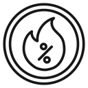 Hot deal icon