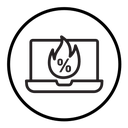 Hot deal icon